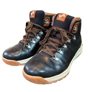 Forsake Wilson Leather Hiking Boots Men’s 10 Black/Tan Waterproof Sneaker Boots